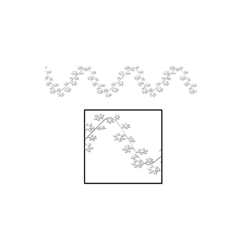 Gleam 'N Flex Snowflake Garland 25 Feet