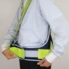 Zeus Anti-Bacterial Reflective Vest with Pockets, fluorescent yellow