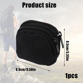 BOULESENM Molle Pouch Small, Tactical Belt Bag, Molle Bag, Belt Bag, Small Piece EDC Bag for Belt, Mini Bag for Men, Women, Hiking, Travel