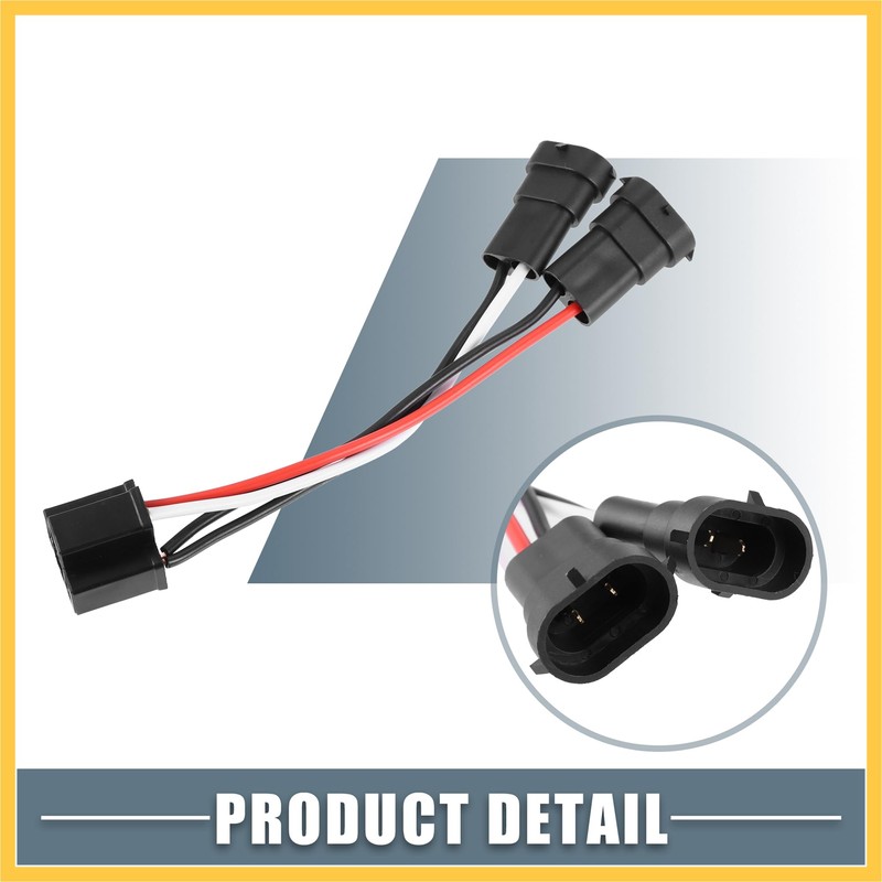 REPAIROCK H4 to H9/H11 Dual Beam Headlight Splitter Harness Adapter