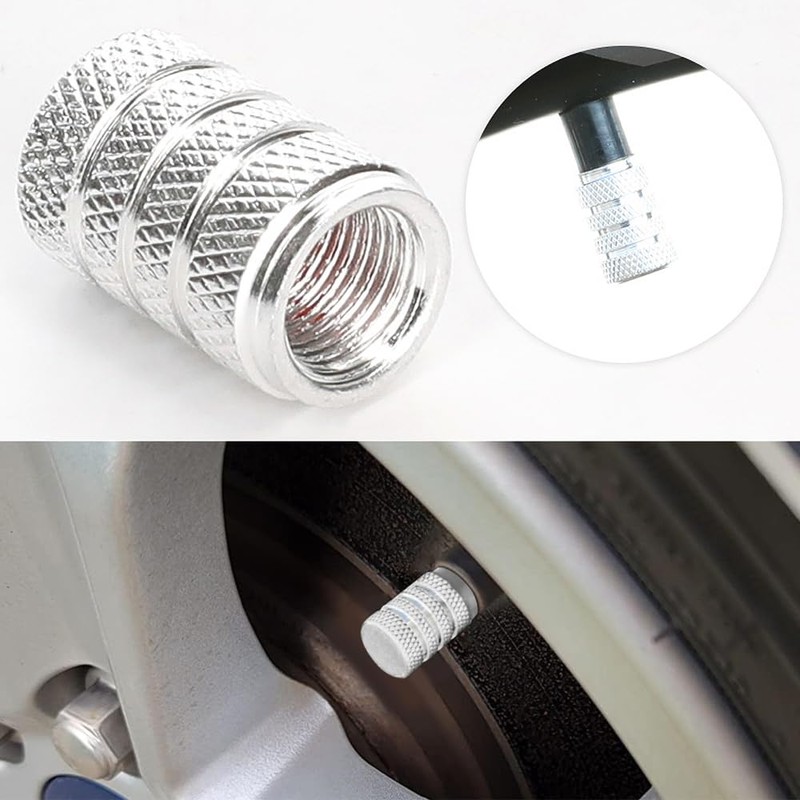 LIANHATA タイヤエアバルブキャップ 4個セット タイヤ ホイール エアーバルブ キャップ カバー 車 自動車