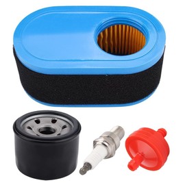951-12260 937-05065 Air Filter + 951-12690 Oil Filter Spark Plug for MTD Craftsman Powermore 420CC LT4200 T1000 T1200 R1000 CC760ES Troy-Bilt TB30R Lawn Mower
