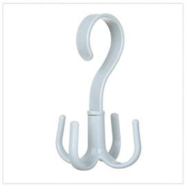 Hanger Hooks, Rotating Hangers Space Saving Backpack Hanger Multifunctional Purse Hanger Purse Portable Hanger Closet Scarf Hanging Rack for Bedroom(Blue)