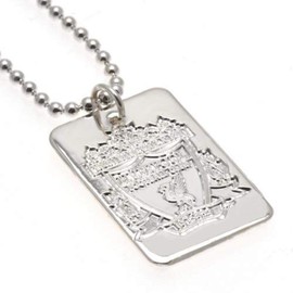 Liverpool F.C. Silver Plated Dog Tag & Chain