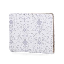 Mundi Mini Billfold Small Wallet for Women, Slim Credit Card Holder with Zipper Coin Pocket, Bifold Compact Womens Wallet with ID Window, Cottage Floral, Minimalist