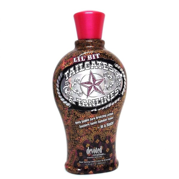 Devoted Creations Tailgates & Tanlines Lil' Bit Country Golden Dark Bronzing Tanning Lotion 12.25 Ounce