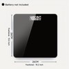 LED Display Digital Bathroom Weighing Scale with thermometer - Extra