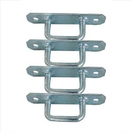 Rectangular Universal Trailer Eyelets, Set of 4, up to 2.5 m Strips