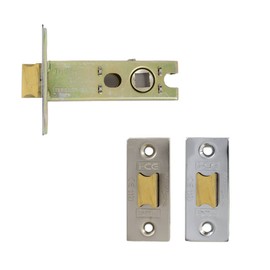 Nickel/Satin Nickel Architectural Tubular Latch CE Fire Rated 75mm