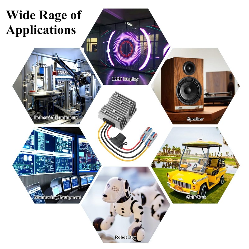 Mzhou 24V 36V 48V 60V to 12V 20A 240W DC-DC