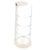 LABRIMP Cotton Swab Holder Rotatable Design Multi Makeup Organizer for
