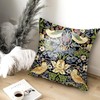 HUASHUZI Cushion Covers William Morris 40x40cm Strawberry Thief Decorations Double