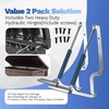 2 Pack Keter Deck Box Hinge Replacement for Keter Outdoor