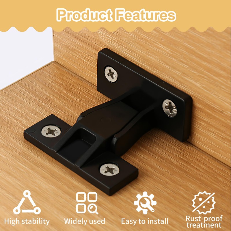 4 Pairs Cabinet Clips Keku Push in Panel Clip Kitchen