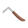 Steel Hoof Knife L Shaped Ergonomic Curved Handle Hoof Trimming