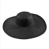 1Pcs Women Wide Brim Straw Hat Foldable Beach Floppy Sun