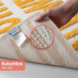 Seamarkt Bathroom Rug, Non-Slip, Soft Bath Mat, Absorbent Shower Mat for Bathroom, Washable Bath Mat, Oeko-Tex Certified, 50 x 75 cm