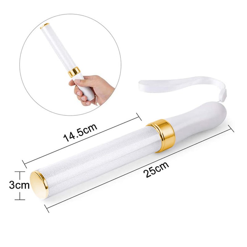TIURIOAK Concert LED Pen Light, 15 Color Changing, 25cm Size,