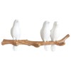 HaakLux Bird Hat Hook,Wall Hanger Decor Hooks,Mounted Resin Cast Ceramic,Tree