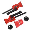 2Pcs Bench Dog Clamps Woodworking Workbench Dog Hole Edge Adjustable