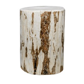 Montana Woodworks Montana Collection Cowboy Stump, 25 Inches High Occasional Table, Clear Lacquer Finish