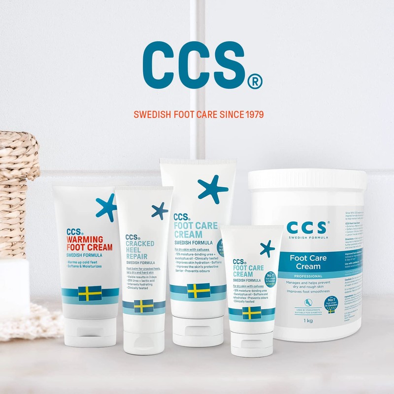 CCS Warming Foot Cream 150ml - Moisturise and Soften Dry