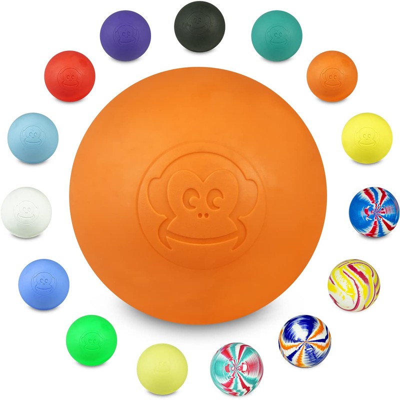 Captain LAX Massage Ball Original Lacrosse Ball Hard Rubber 6