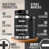 Black Creatina + Glutamina 1 Kg 50 Servicios Sin Sabor