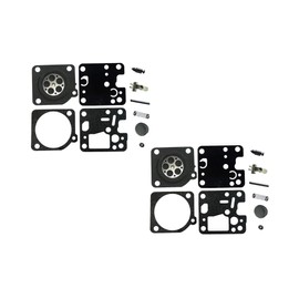Carburetor Repair/Rebuild Kit Replaces ZAMA RB-188 For ECHO GT200 GT201 GT225 SRM200 SRM230 Trimmer HC-160 HC-180 HC-200 Hedgecutter PB-251 Blower (Pack of 2)