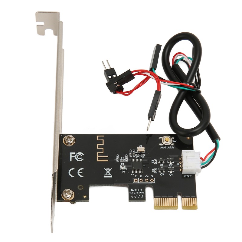 Computer Power Reset Switch PCIE Card Precise Control Thickened Gold