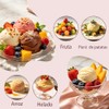 4PCS Cuchara Para Helado,2 Negros + 2 Plateados Cuchara Helado