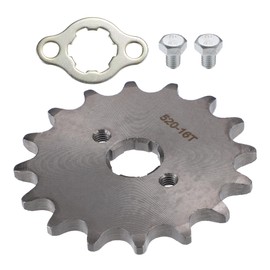X AUTOHAUX 520 Style 16T Teeth 20mm ID Motor Front Sprocket Set for Motorcycle