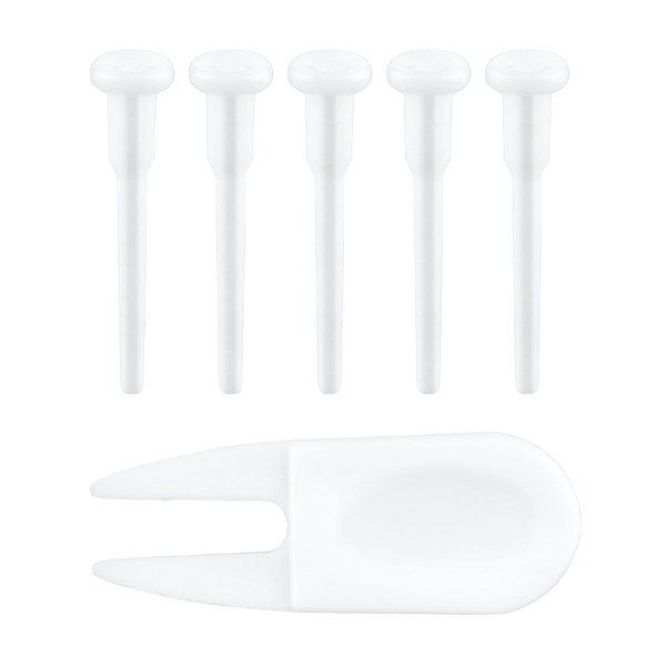 Qancekoo 6 PCS Yoga Ball Replacement Plugs and Plug Puller