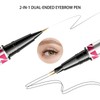 Microblading Eyebrow Pen,eyebrow pencils for women,2 in 1 Eyebrow Pen