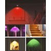Aokpsrt Rechargeable RGB Puck Lights with Remote Control, 1500mAh Battery