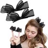 C.Yullyhime Hair Clips, Ribbon, Korean Hair Clips, Large, Set of