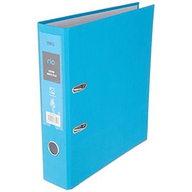 Deli EB20130 Rio Lever Arch File Polypropylene A4 Spine 7.6 cm Blue