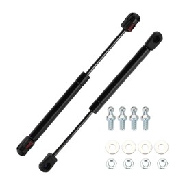 Motoforti Universal Gasdruckfeder 160N Gasdruckdämpfer für Wohnmobil Bett Boot Bett Abdeckung Tür Gasfeder Schwarz 254mm