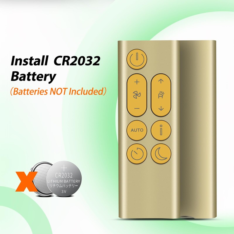CLVIZCXOM Fan Replacement Remote Control Compatible with Dyson Fan BP04