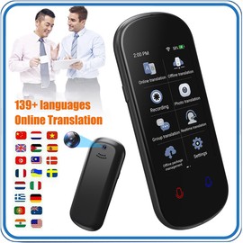 3.1" Smart Two-Way Real-time Voice Photo Online/offline Translator 139 Languages