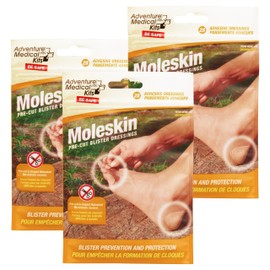 Adventure Medical Kits - Moleskin Pre-Cut and Shaped - 3 Pack