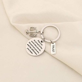 AKTAP Law School Graduation Keychain Lawyer Gift Scales of Justice Jewelry May You be Proud of The Work That You Do Key Rings for New Lawyer