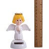 Yellow Solar Powered Bobble Head Toy - Cute Solar Angel