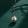 NUEAYMS Pearls Stone Holder for DIY Necklace Adjustable Empty Pendant