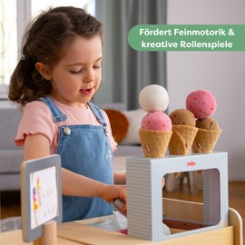 HABA Creative Play 2012316001 - Giocattolo a rulli con sfere di ghiaccio magnetiche, promuove abilità motorie e creatività