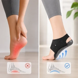 Arch Support Sleeves for Daily Foot Comfort – Cushioned TPR Pads for Walking, Standing & Shoe Support
