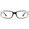 VOOGLAM Blue light Glasses for Women Men Black Frame Eyeglasses