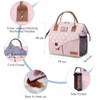 Lekespring Women's Cool Bag, Lunch Bag, 10 L (Pink-01)