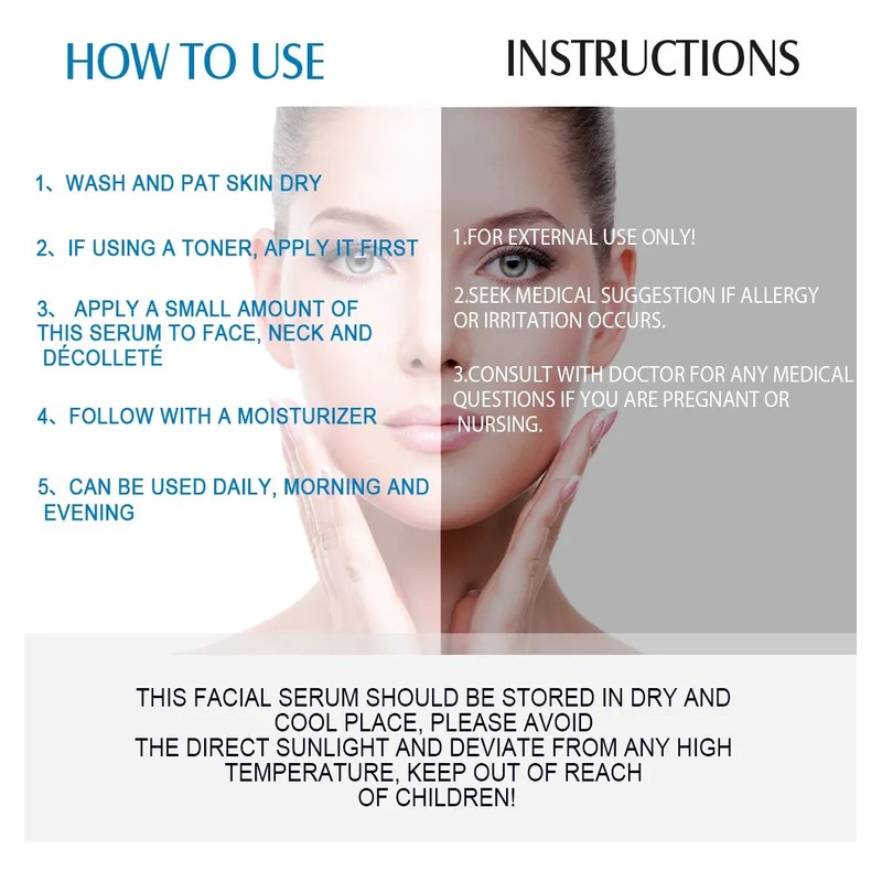 Sérum Facial De Ácido Hialurónico 30ml Hidratación Piel