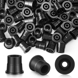 Pangda Plastic Baluster Connectors for 3/4" Od Round Balusters Black Baluster Adapter for Deck Handrails Balusters Stair Home House Indoor Outdoor(300 Pcs)